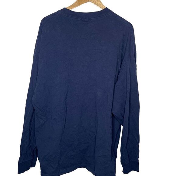 NFL Patriots Men's Big and Tall Long Sleeve Football Tee - Picture 2 of 4